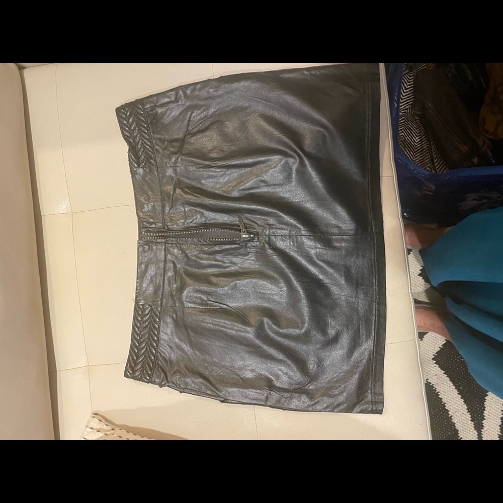 Talita Kume Viscose black mini skirt size 40 - Picture 2 of 4